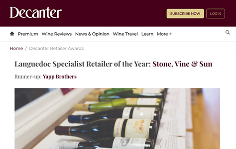 Languedoc Specialist Retailer of the Year - Olivia Mason, Decanter
