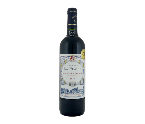 Château La Plaige, Bordeaux Supérieur, 2017