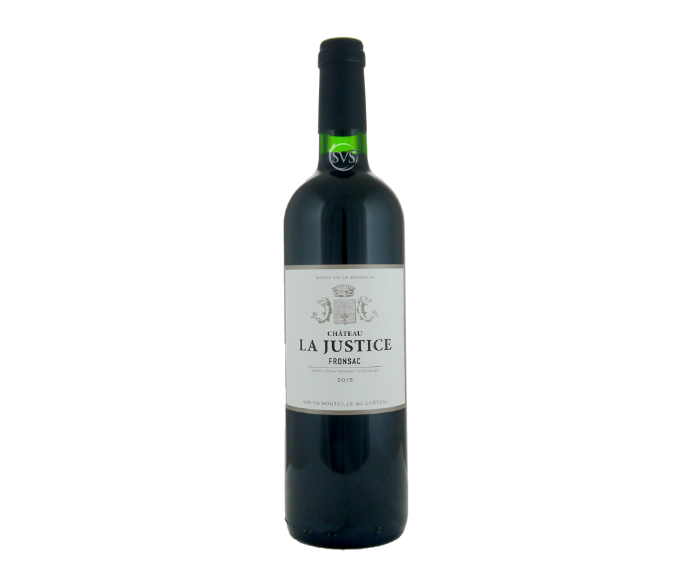 Chateau La Justice, Fronsac, 2015
