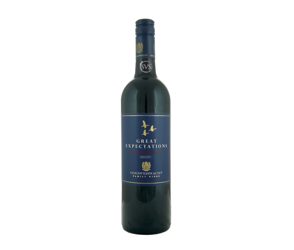 Goedverwacht, Great Expectations Crane Red, Merlot, Robertson, 2019