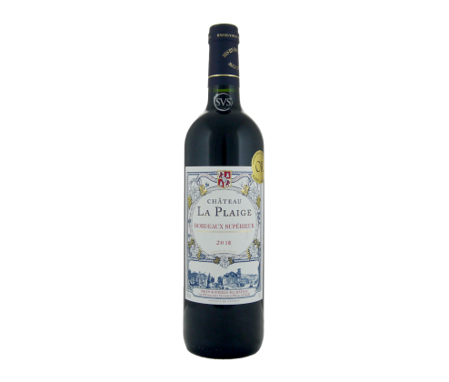 Château La Plaige, Bordeaux Supérieur, 2018
