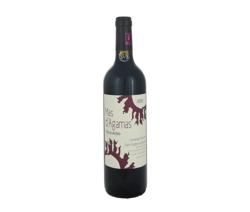 Mas d'Agamas, Mourvedre, IGP Saint-Guilhem-le-Desert, 2020