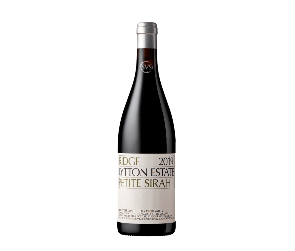 Ridge, Lytton Estate Petite Sirah, 2019