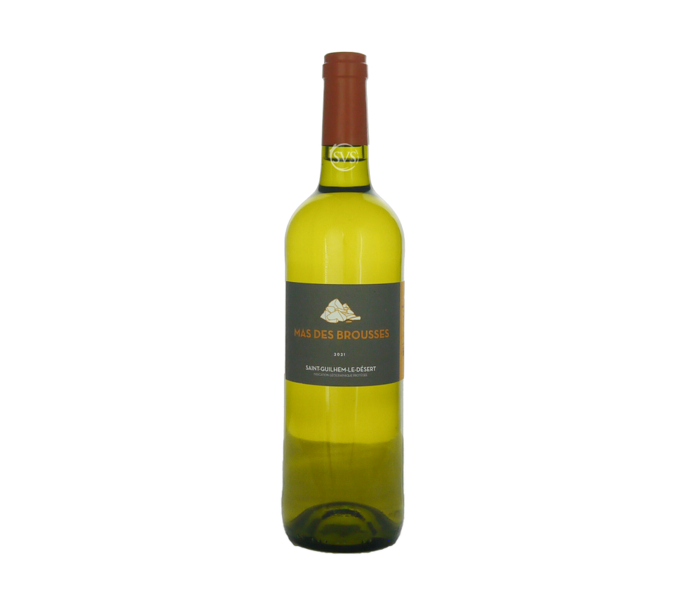 Mas des Brousses, Blanc, IGP Saint-Guilhem-le- Desert, 2021