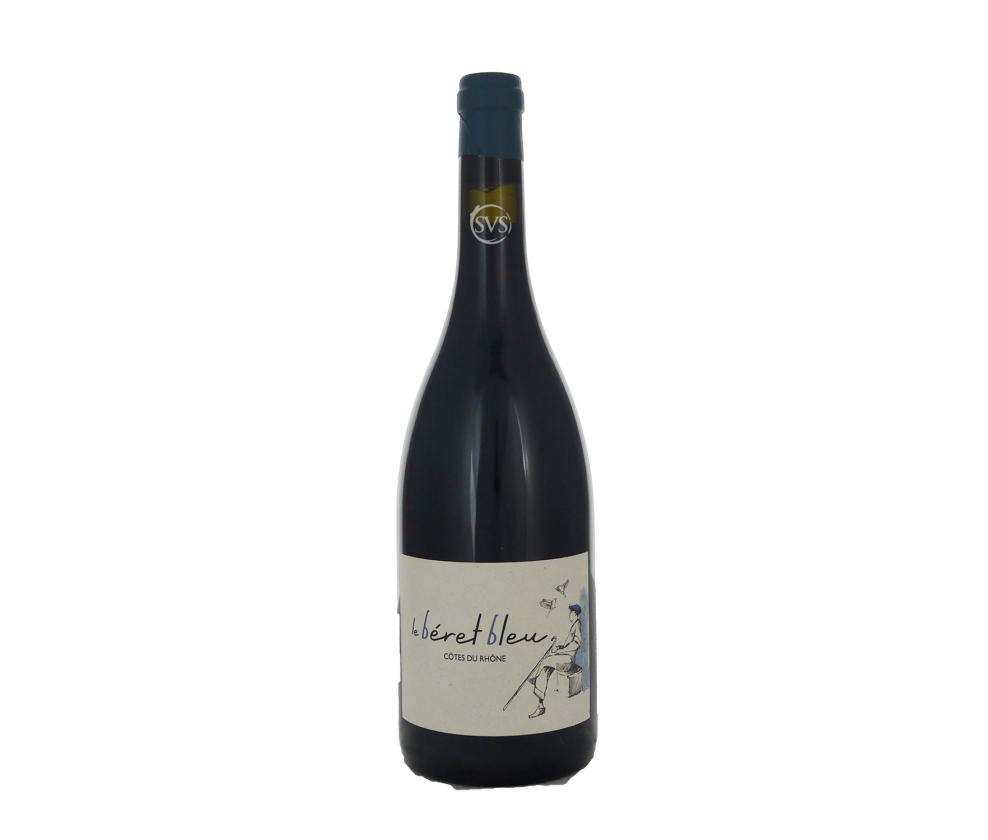 Domaine des Garriguettes, Cotes du Rhone Rouge, Le Beret Bleu, 2022