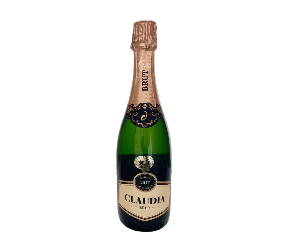 Domaine des Dieux, Methode Cap Classique, Brut, Claudia, South Africa, 2017 (Damaged labels and/or foil)