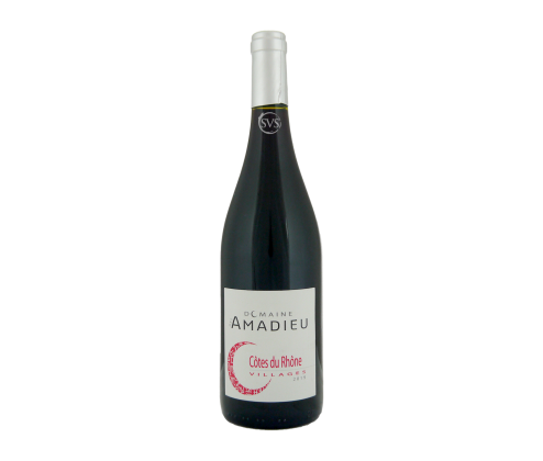 Amadieu, Cotes du Rhone Villages, 2023 (Stained Label)