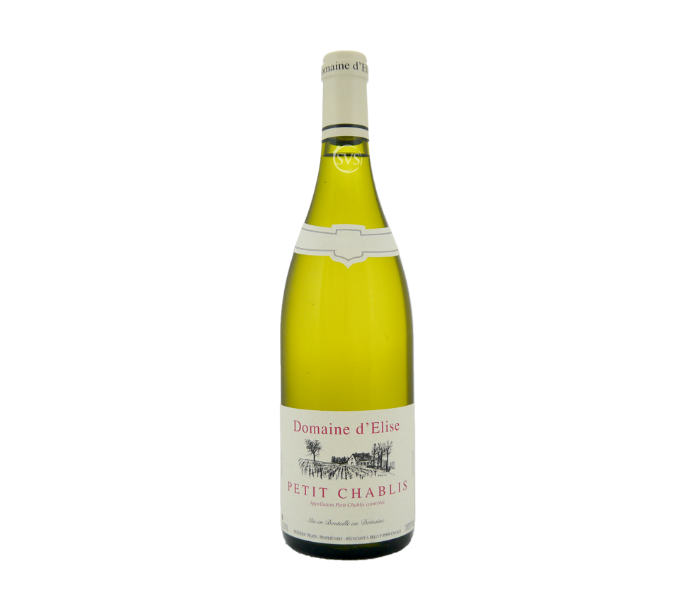 Domaine d'Elise, Petit Chablis, 2023 (Scratched & stained label)