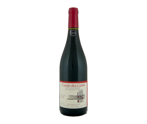 Les Vignerons d&rsquo;Estezargues, Cuvee des Galets, Cotes du Rhone, 2024 (Heavily stained label)