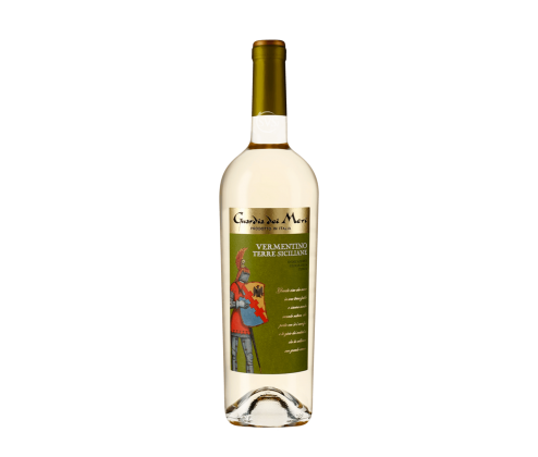 Guardia dei Mori, Vermentino, Terre  Siciliane, 2024 (Stained & Scratched Label)