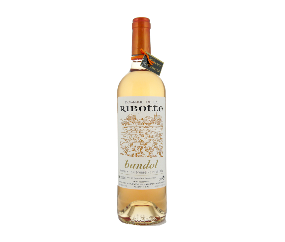 Domaine de la Ribotte, Bandol Rose, Cuvee Anais, 2024 (Stained Label)