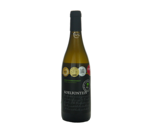 Koelfontein Chardonnay, Ceres, 2022 (stained label)
